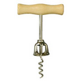 Power Corkscrew w/Beechwood Handle & Bell